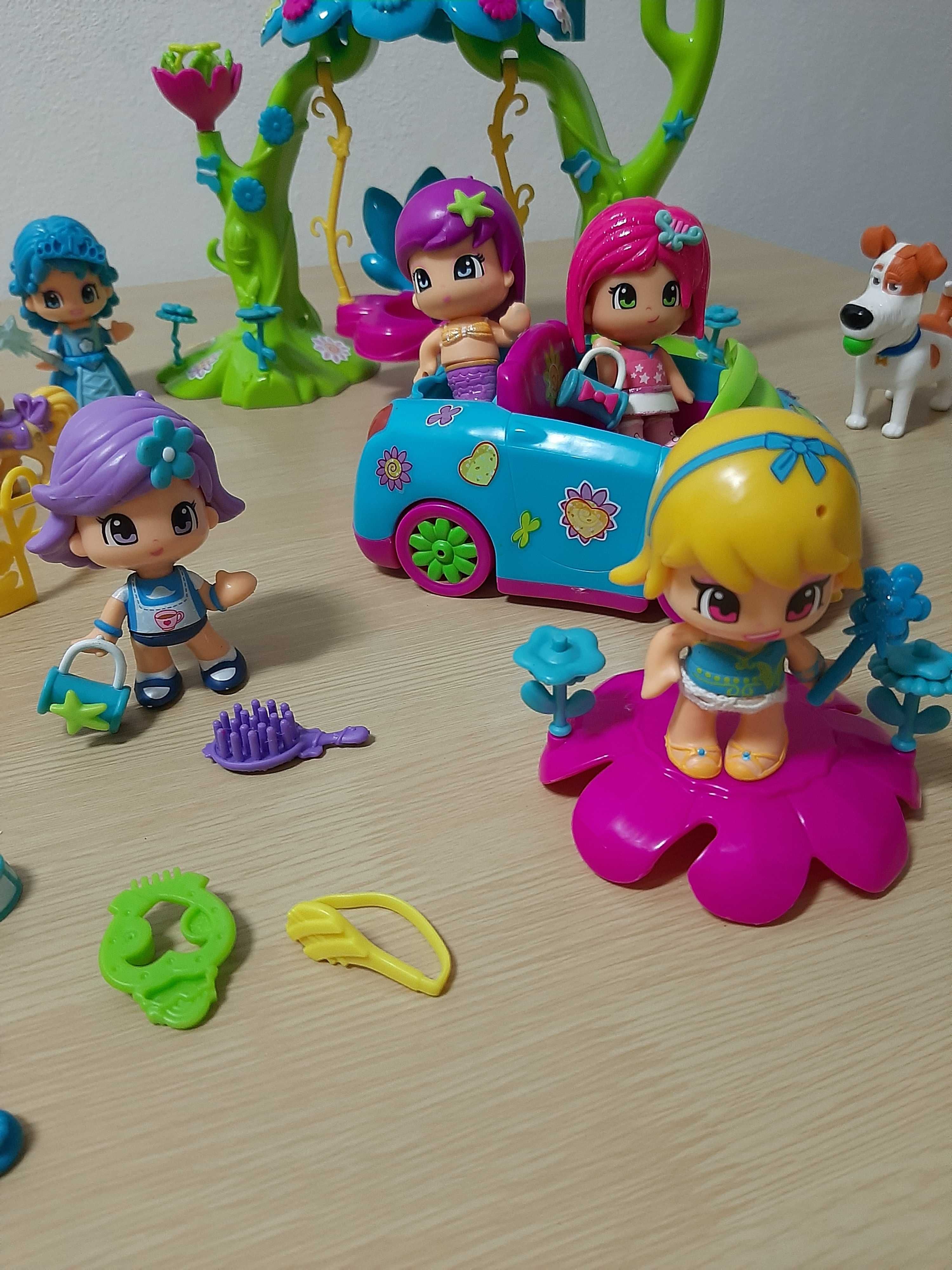 Pinipons c/conjunto Baloiço Árvore, Carro e outros Acessórios