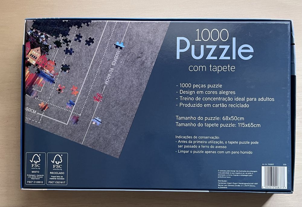 Puzzle 1000 peças Oslo Noruega