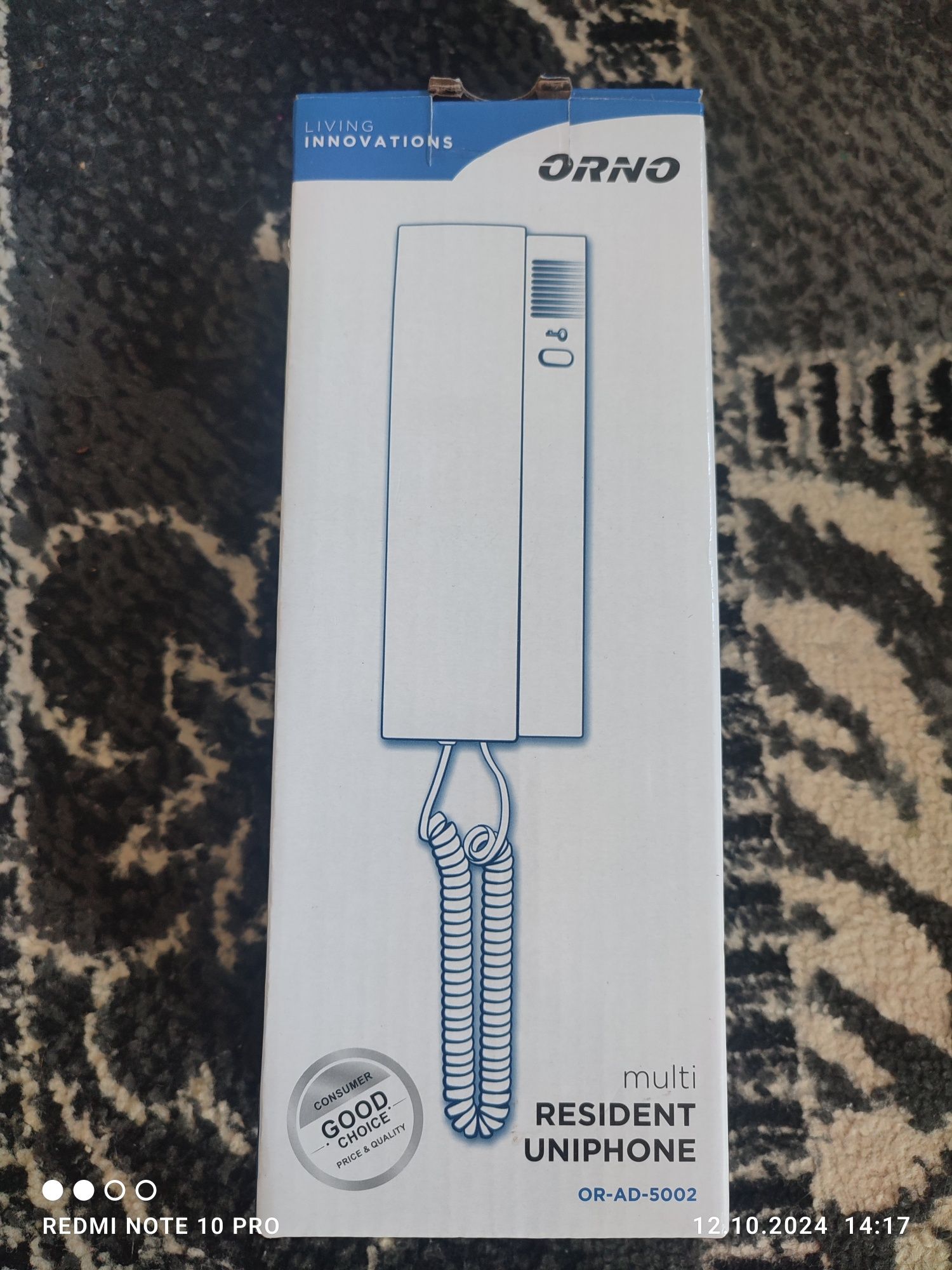 Unifon domofon Orno  OR-AD-5002 biały