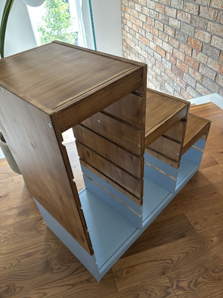 Regał Ikea trofast + biurko Ikea Flisat