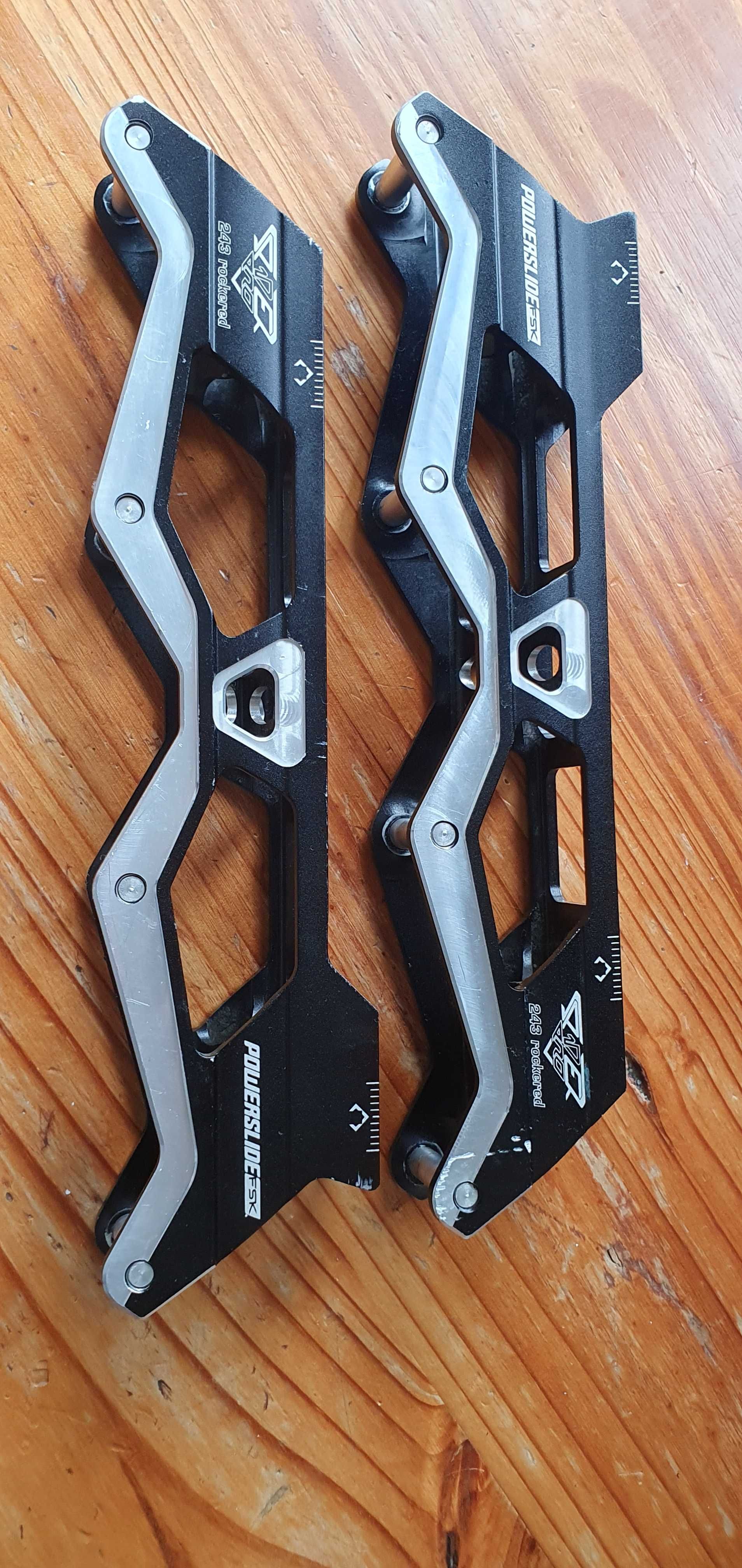 Szyny Powerslide 243mm Rockered  4x80, FSK Pro Elite