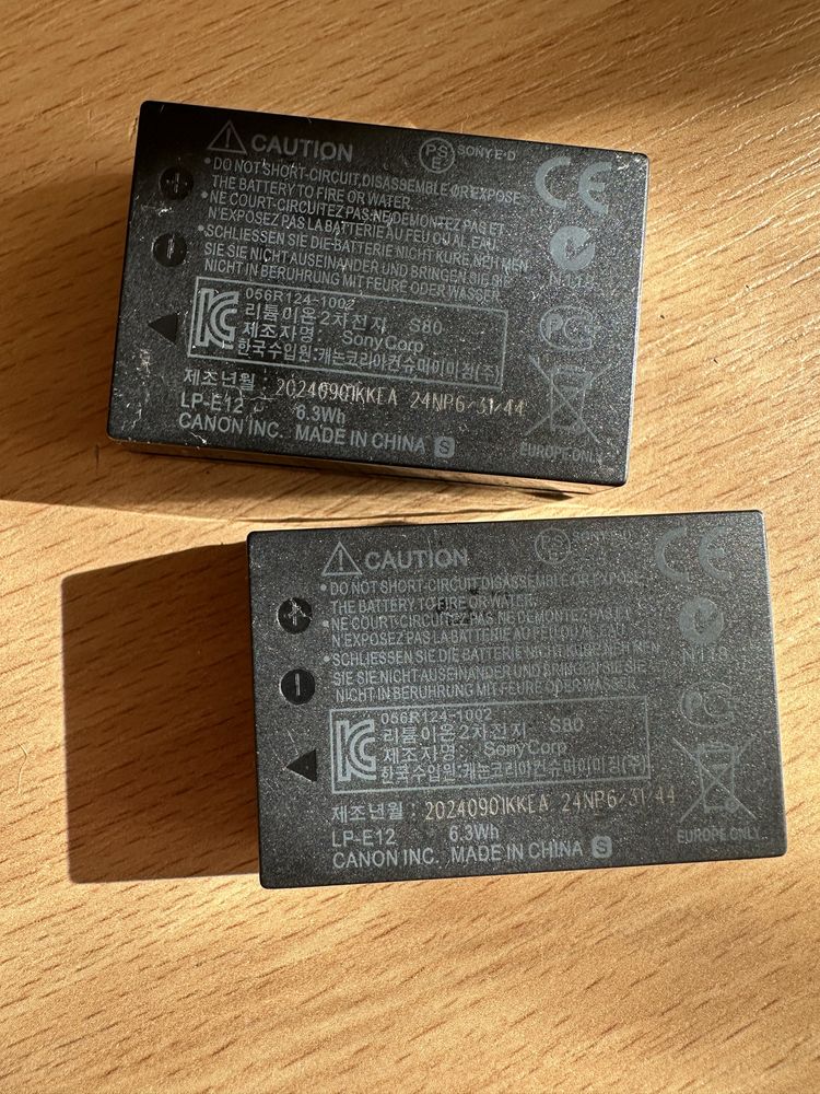 Акумулятор для Canon M,  LP-E12 для m50,m100,m200,m2,m3,m10, 100D