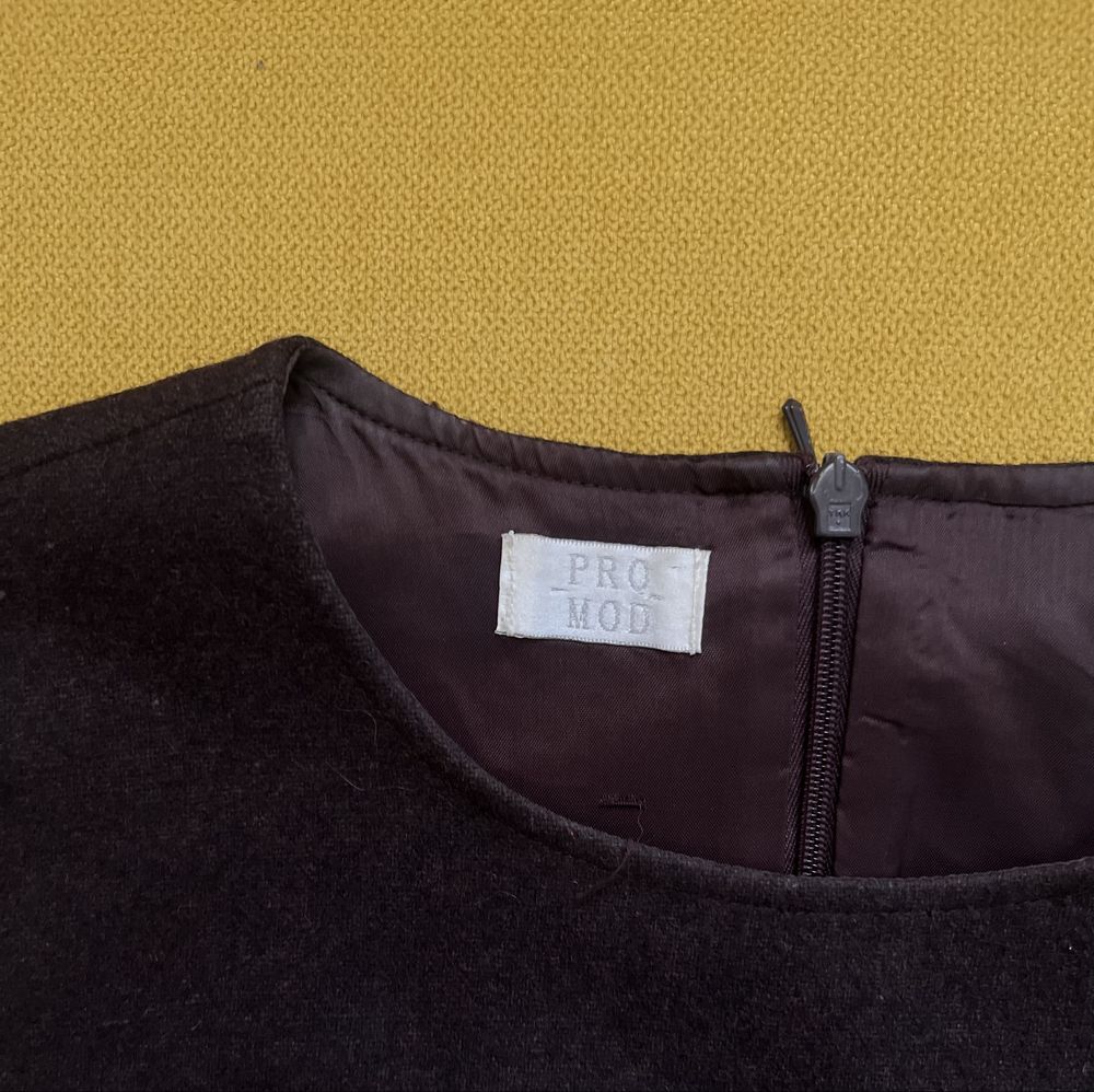 Brązowy wełniany  top/bezrękawnik Pro Mod, r. 38