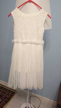 Біле нарядне плаття на ріст 122-128 см 122-