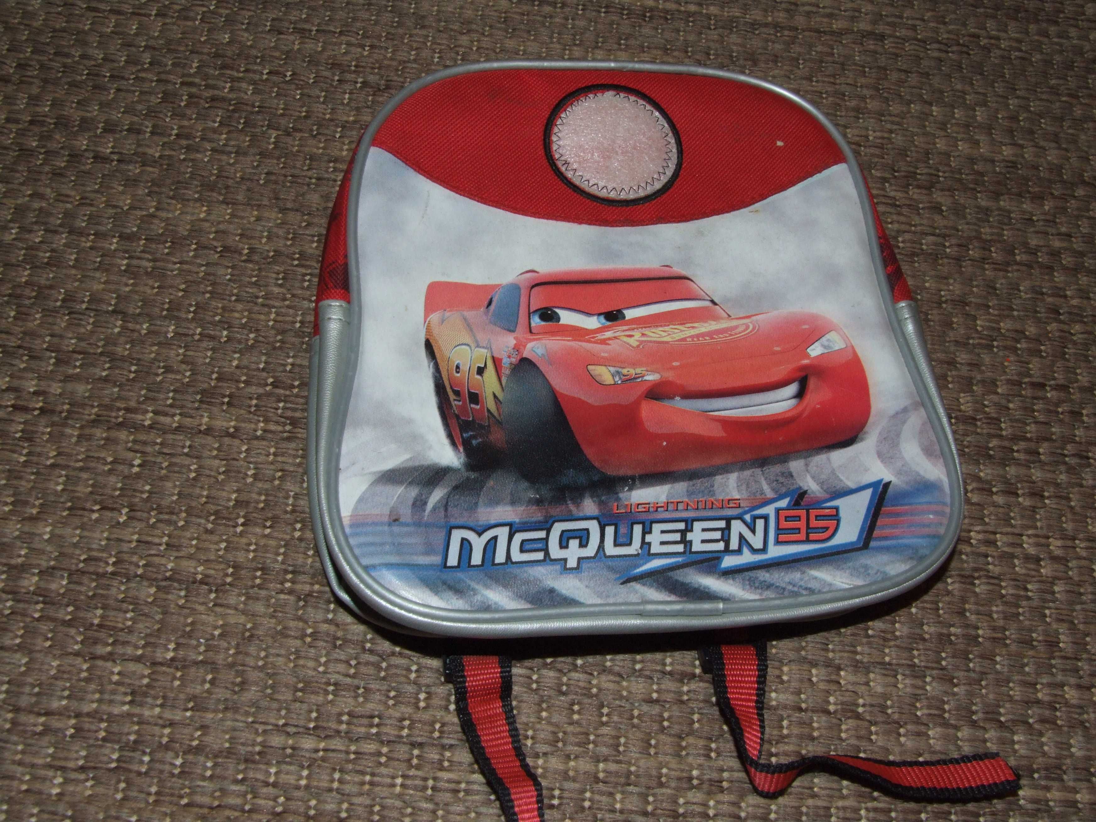 Plecak auta, Zygzak McQueen, mały dla przedszkolaka