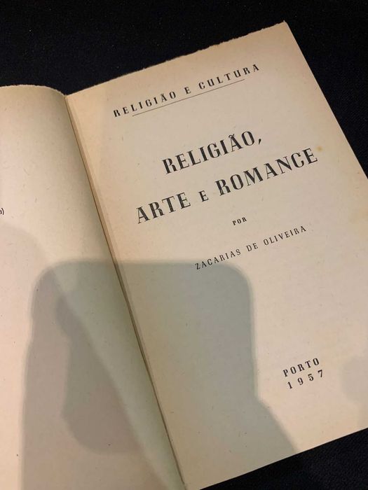 Religião Arte e Romance 1957 Zacarias de Oliveira