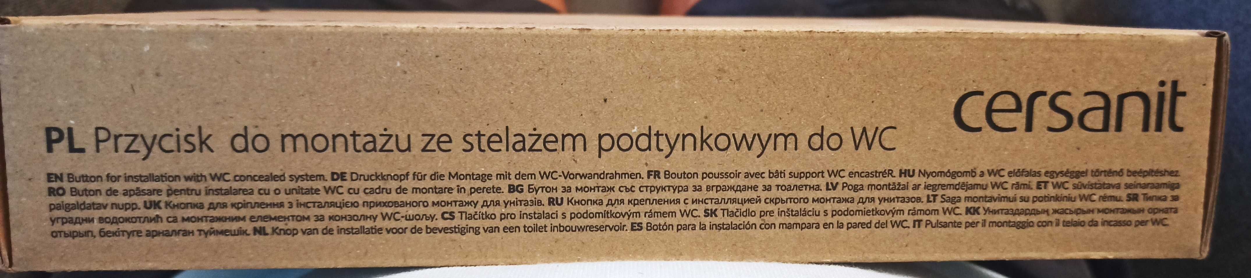 Przycisk do montażu ze stelażem do WC