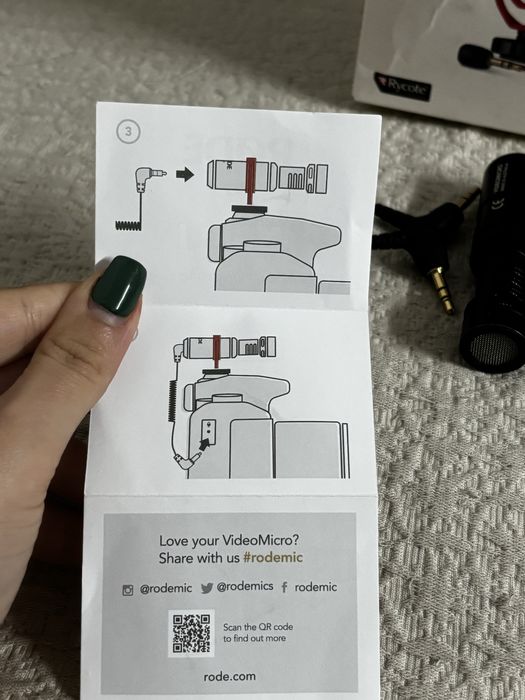 Microfone para camara Video Micro Rode