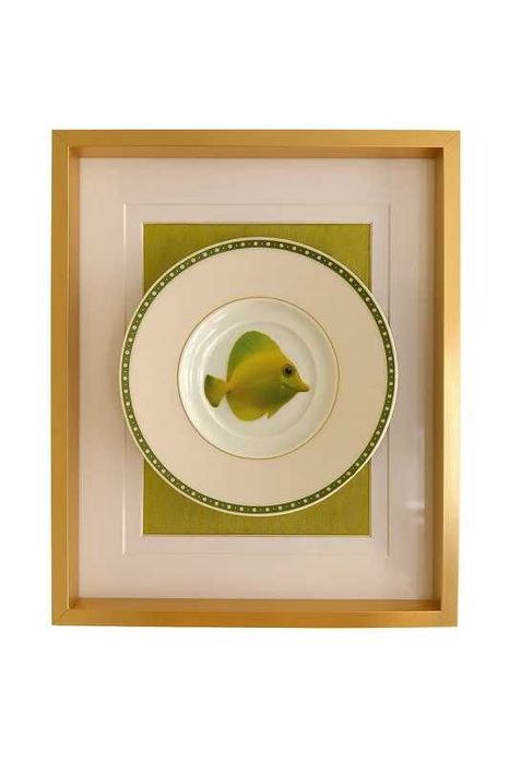 Quadro com prato (peça única)