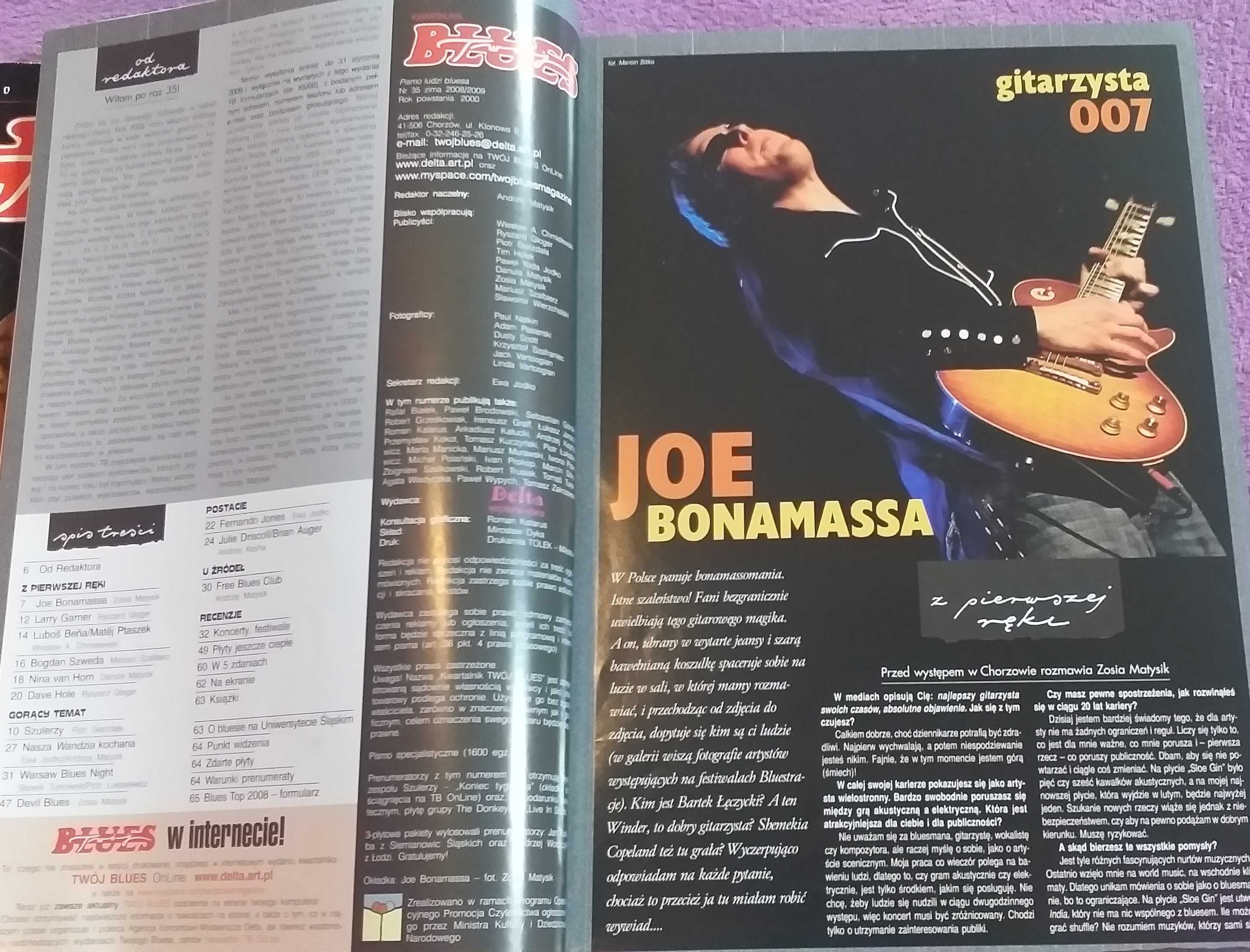 Журналы Blues на польском языке.