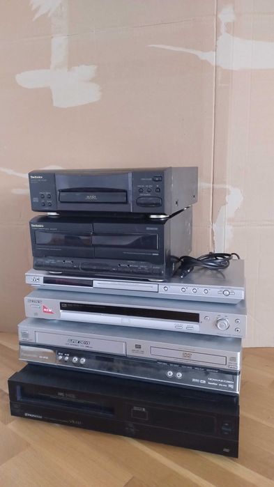 Zestaw Pioneer, Technics, Sony, Jvc, Panasonic. Sprzęt audio i wideo