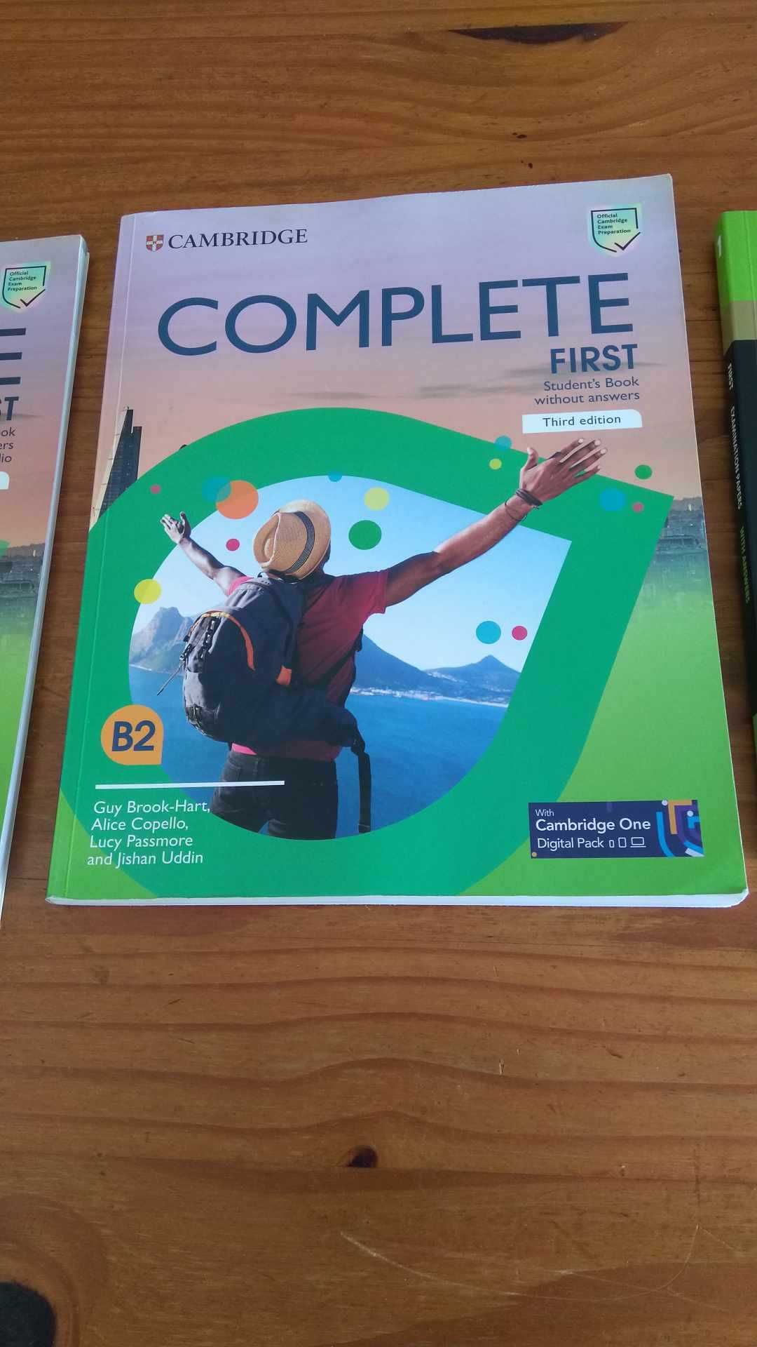 Livros Complete First 3º edição /Workbook/Student´s Book/Preparação