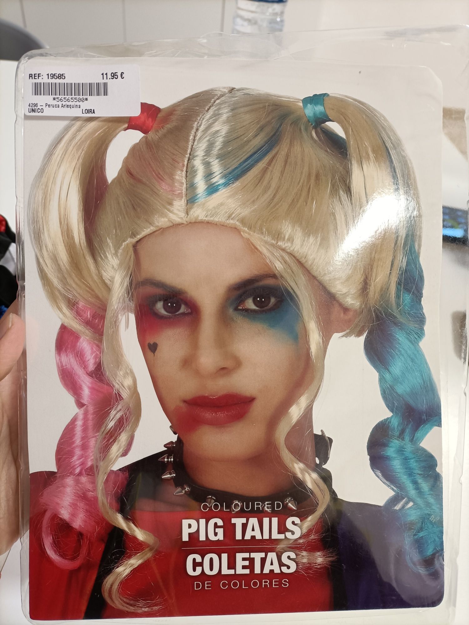 Fato Harley Quinn e acessórios