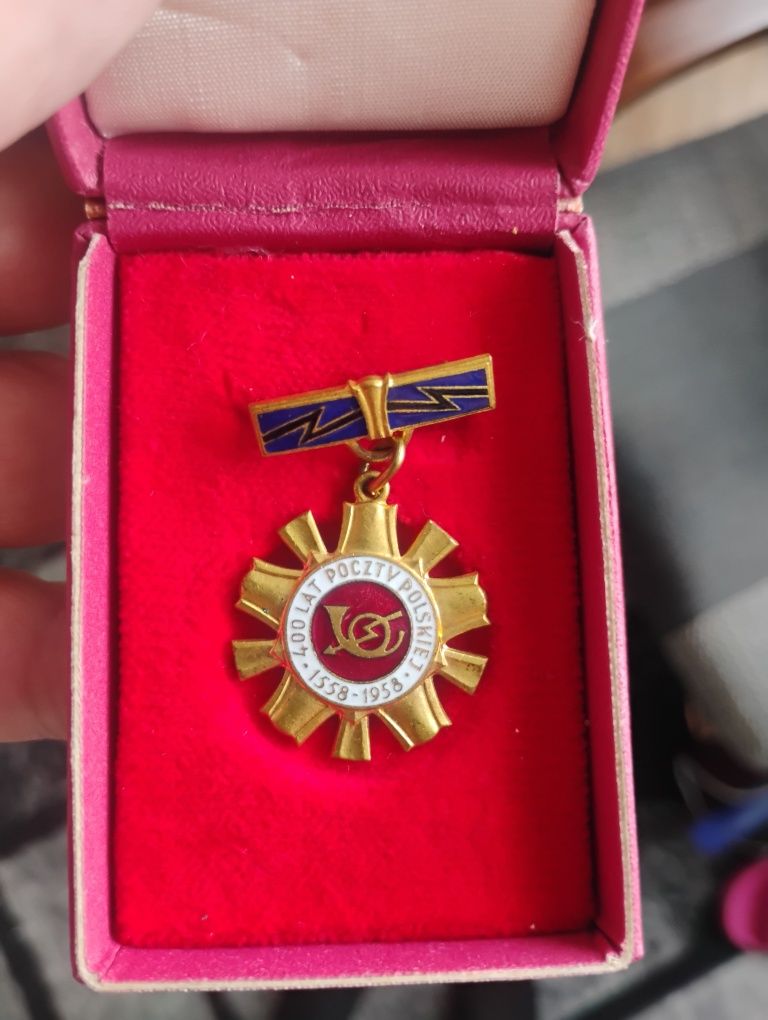 3 Odznaki przypinki Polska poczta Łączność