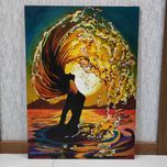Obraz kobiety na płótnie 50x70 cm