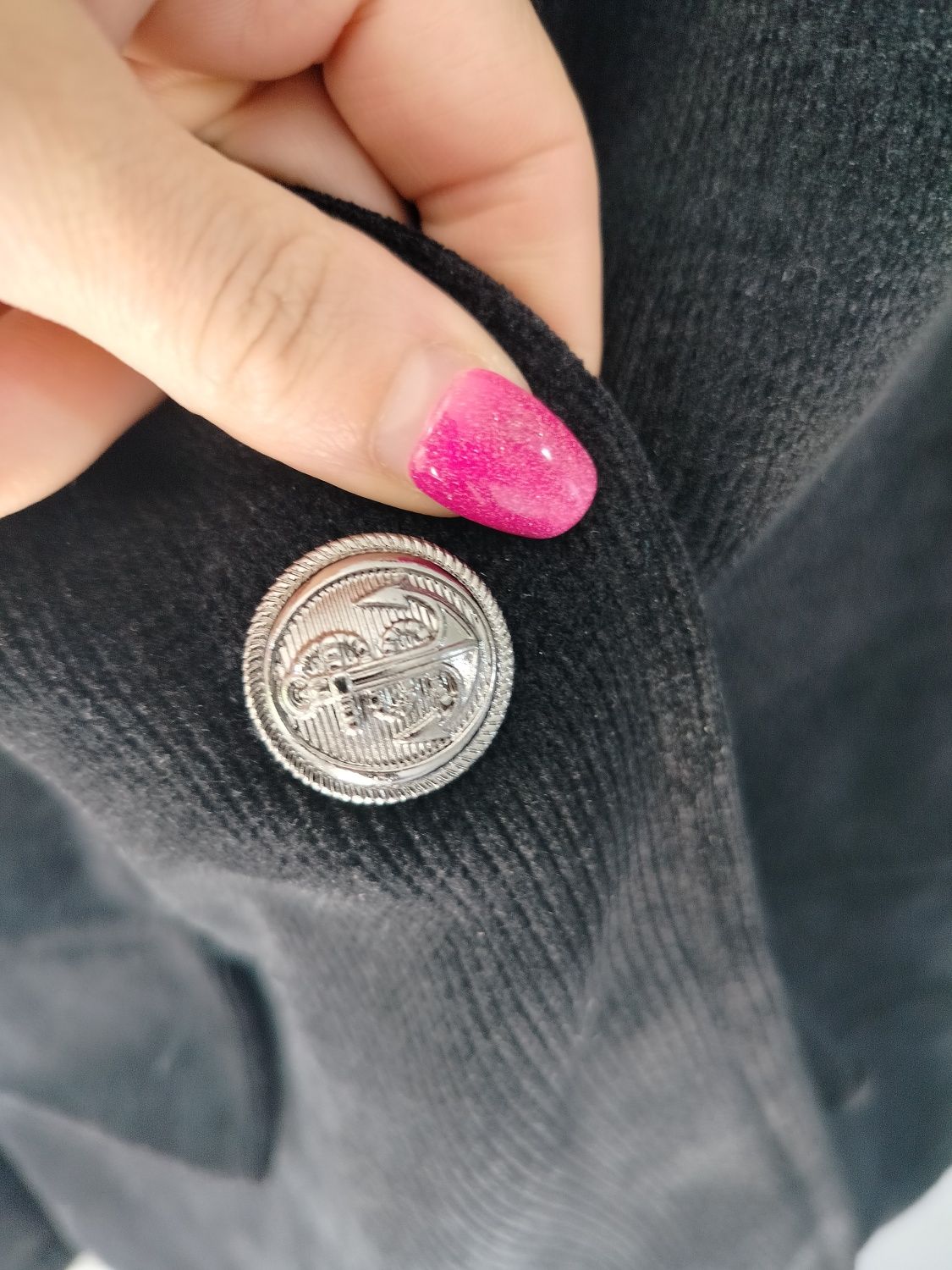 Ciepła marynarka sweter żakiet narzutka L xl