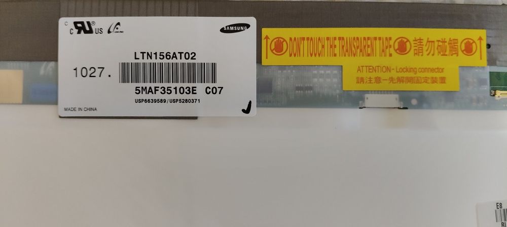 Дисплей 15.6  (матрица, экран) для Samsung R 540 LTN156AT02