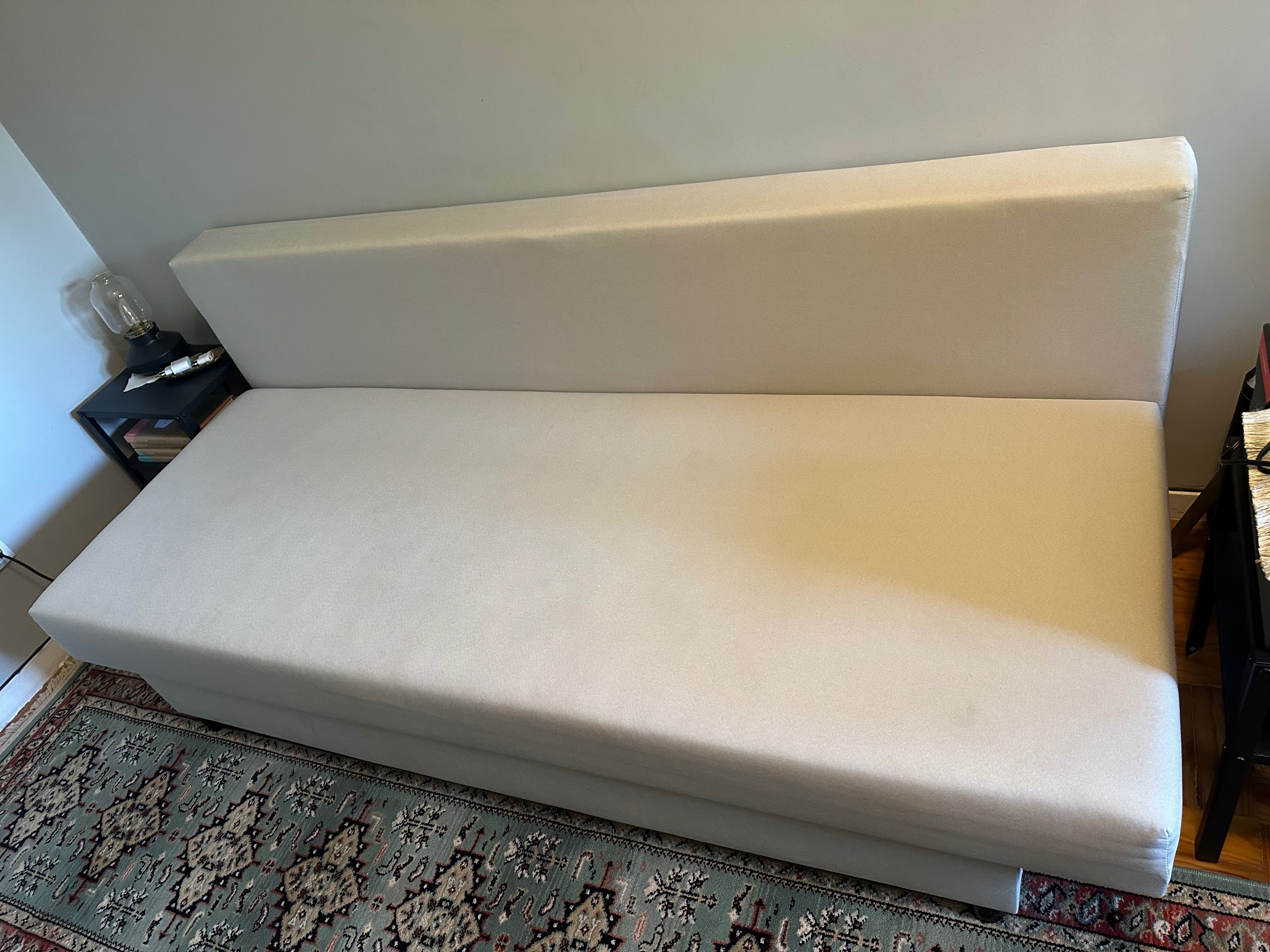 Sofá cama bege ASARUM IKEA