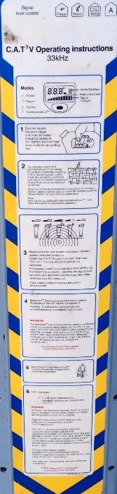 Lokalizator wykrywacz kabli instalacji CAT3 V detektor F-Vat