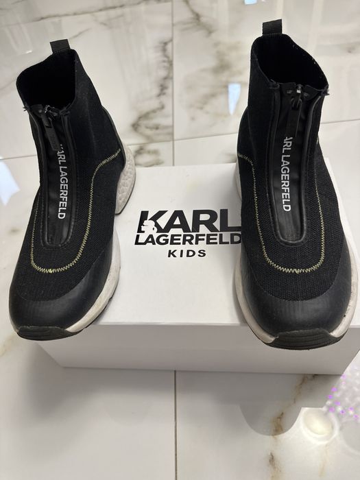 Buty zimowe, Kozaki KARL LAGERFELD roz. 36
