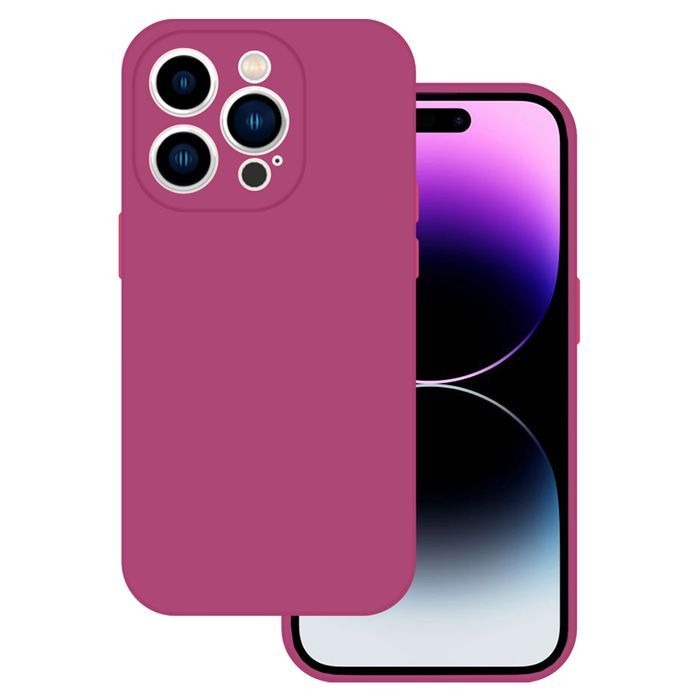 Tel Protect Silicone Premium Do Iphone 12 Malinowy