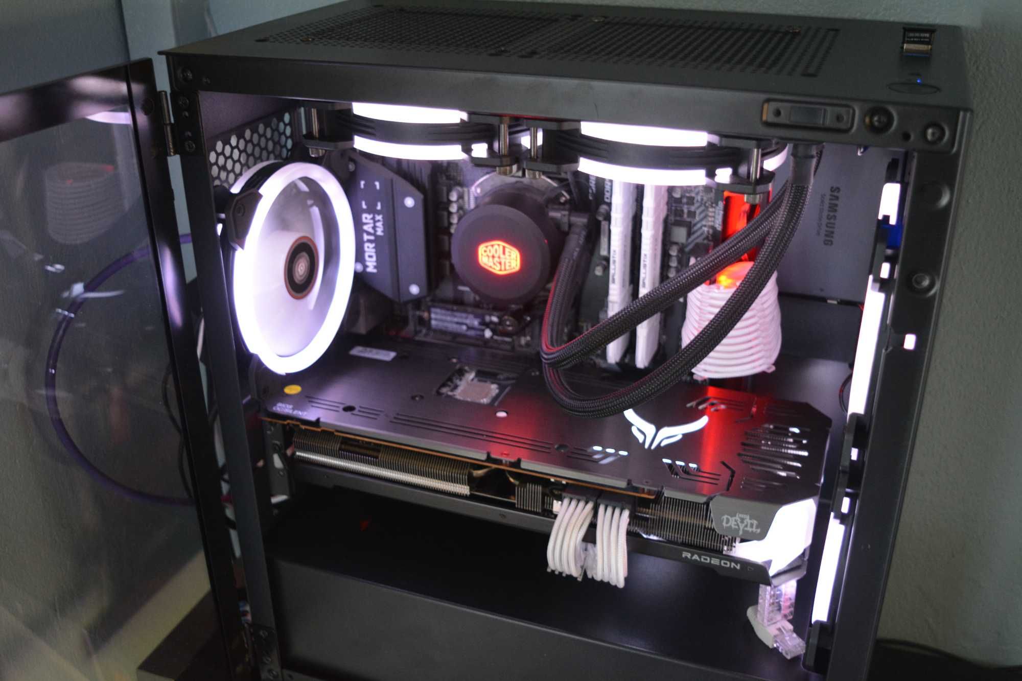 Desktop Ryzen 6700xt red devil