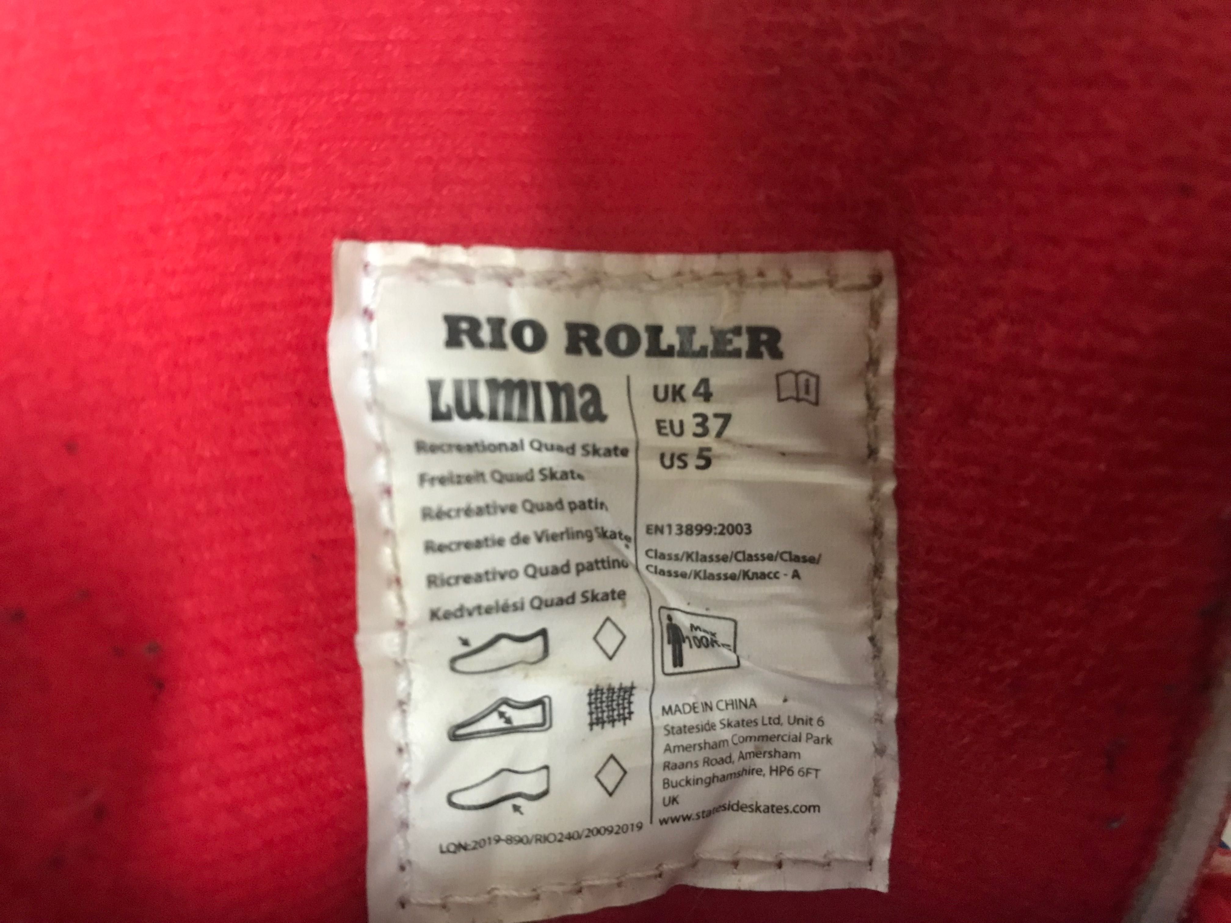Wrotki Rio Roller Lumina, rozm. 37