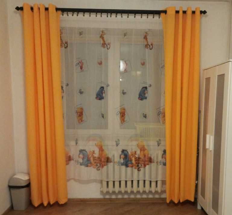 Zasłony okienne na okna 2 sztuki komplet 140x250 cm KOLORY