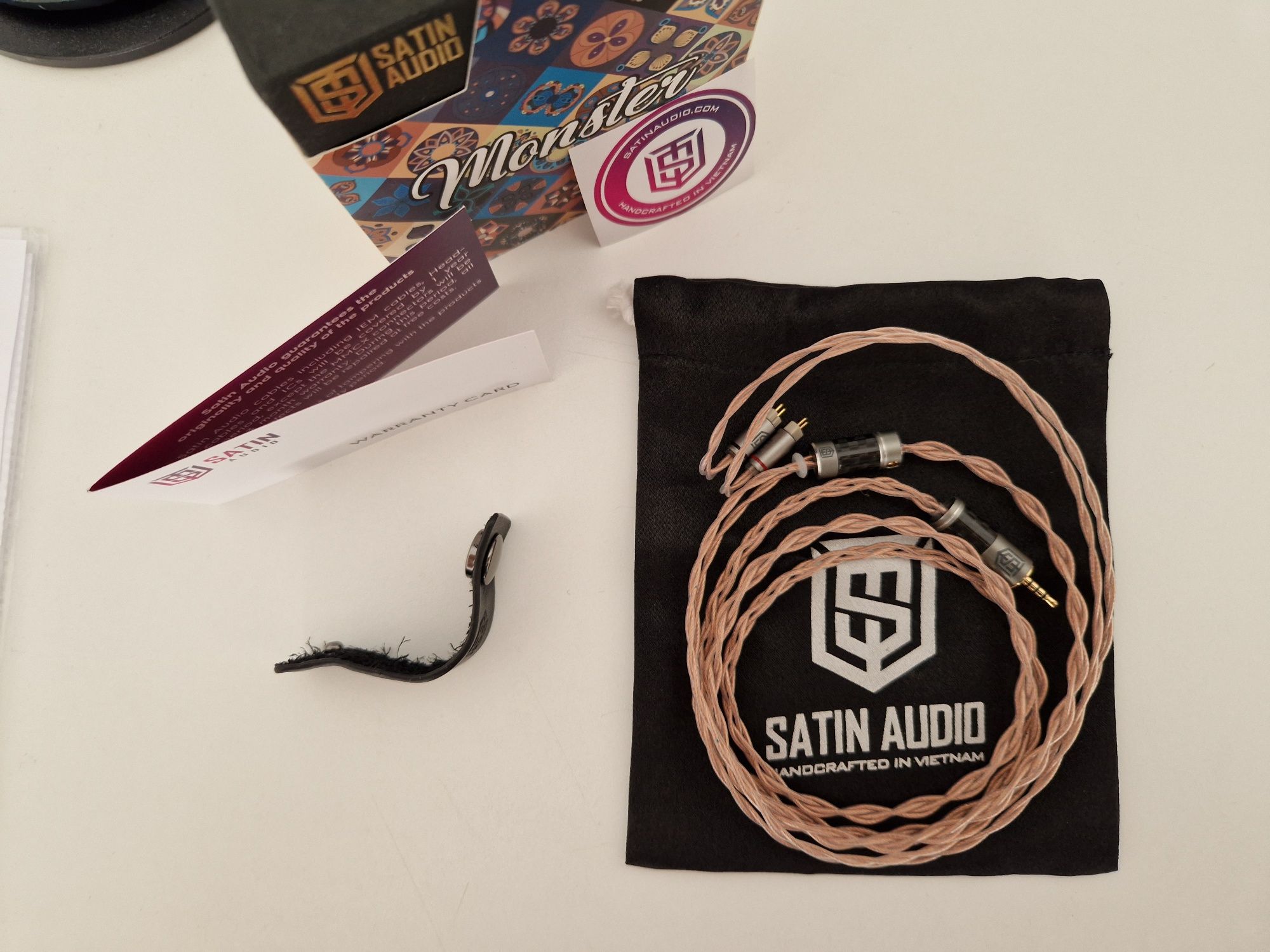 Satin Audio Griffin 4X Kabel zbalansowany 2.5 mm na 2-pin 0.78 mm Litz