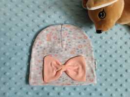 nowa czapka czapeczka dla dziewczynki na wiosnę bawełniana