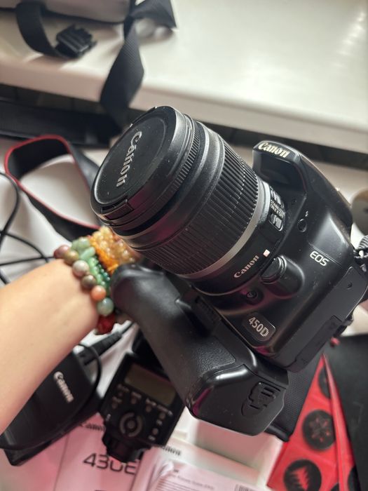 Фотоапарат canon 450d+спалах спалах Canon Speedlite 430EX II+обєктив