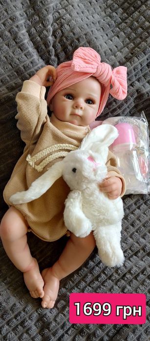 Реалістична лялька Reborn, силіконова лялька як справжнє немовля

Прод
