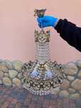 lampa żyrandol szkło