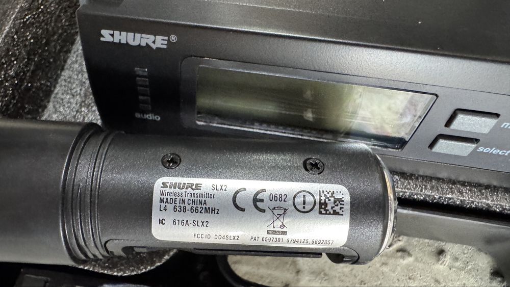 Shure SLX24 Beta58, ручний мікрофон, бодіпак, гарнітура та петличка