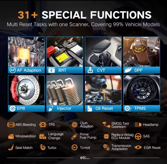 Máquina diagnóstico auto profissional Foxwell GT75 TS