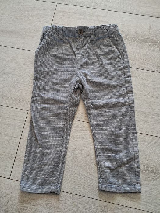 Szare spodnie wizytowe Reserved rozm. 86-92