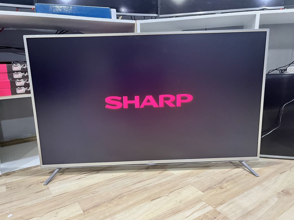 Телевізор sharp 55 дюймів смарт 60гц з саббуфером