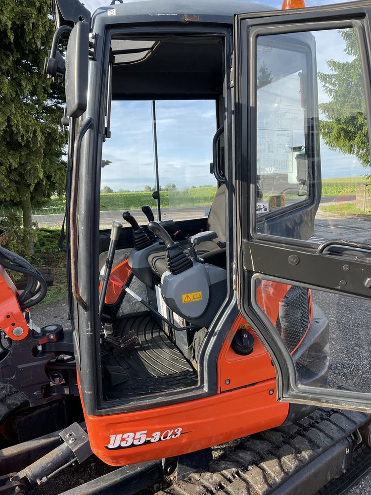 Minikoparka Kubota U35-3 rok2017. 3900 mth 3,6T cat volvo takeuchi jcb