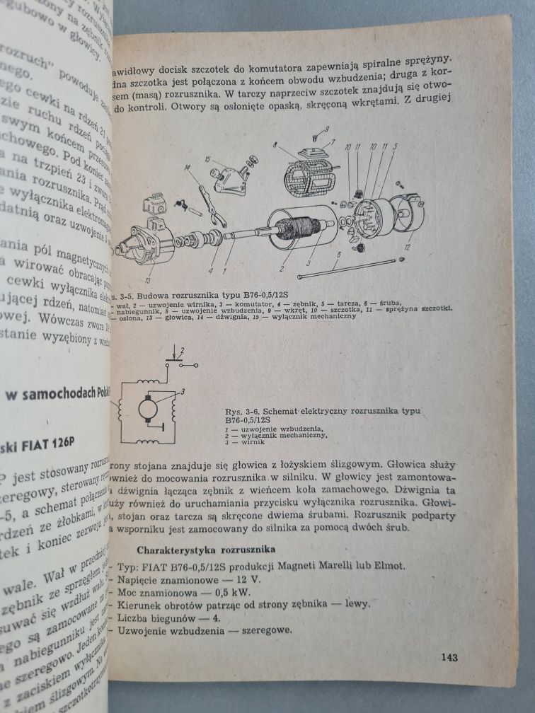 Elektrotechnika samochodów - Polski Fiat i Polonez