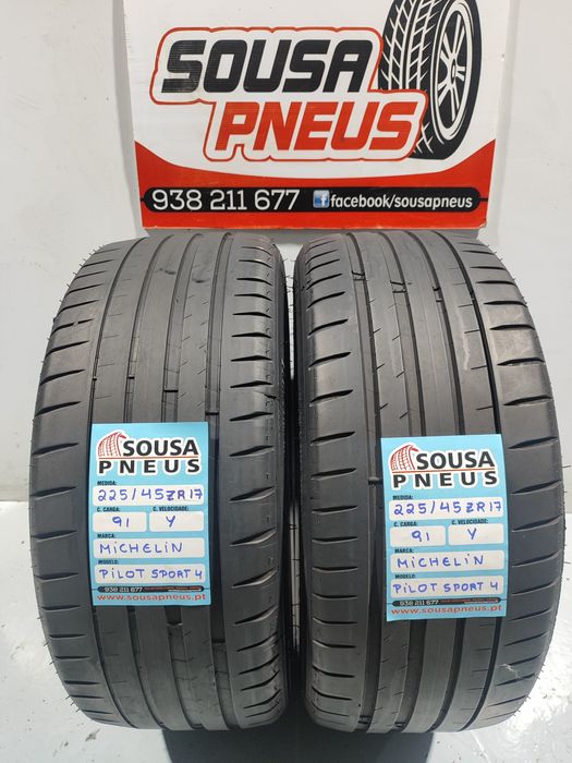2 pneus como novos 225-45R17 Michelin - Oferta dos Portes