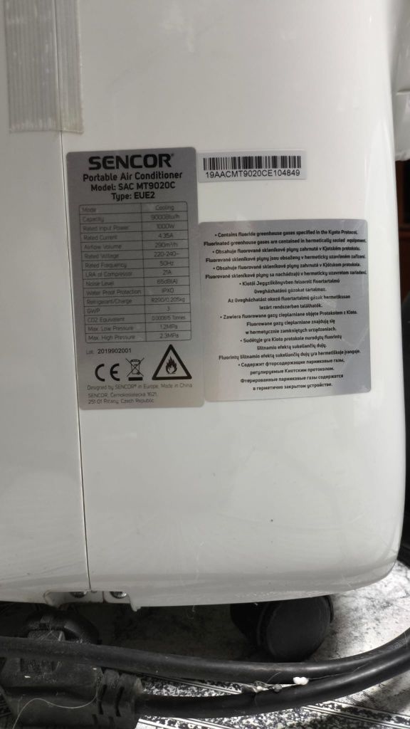 Klimatyzator sencor sac mt9020c