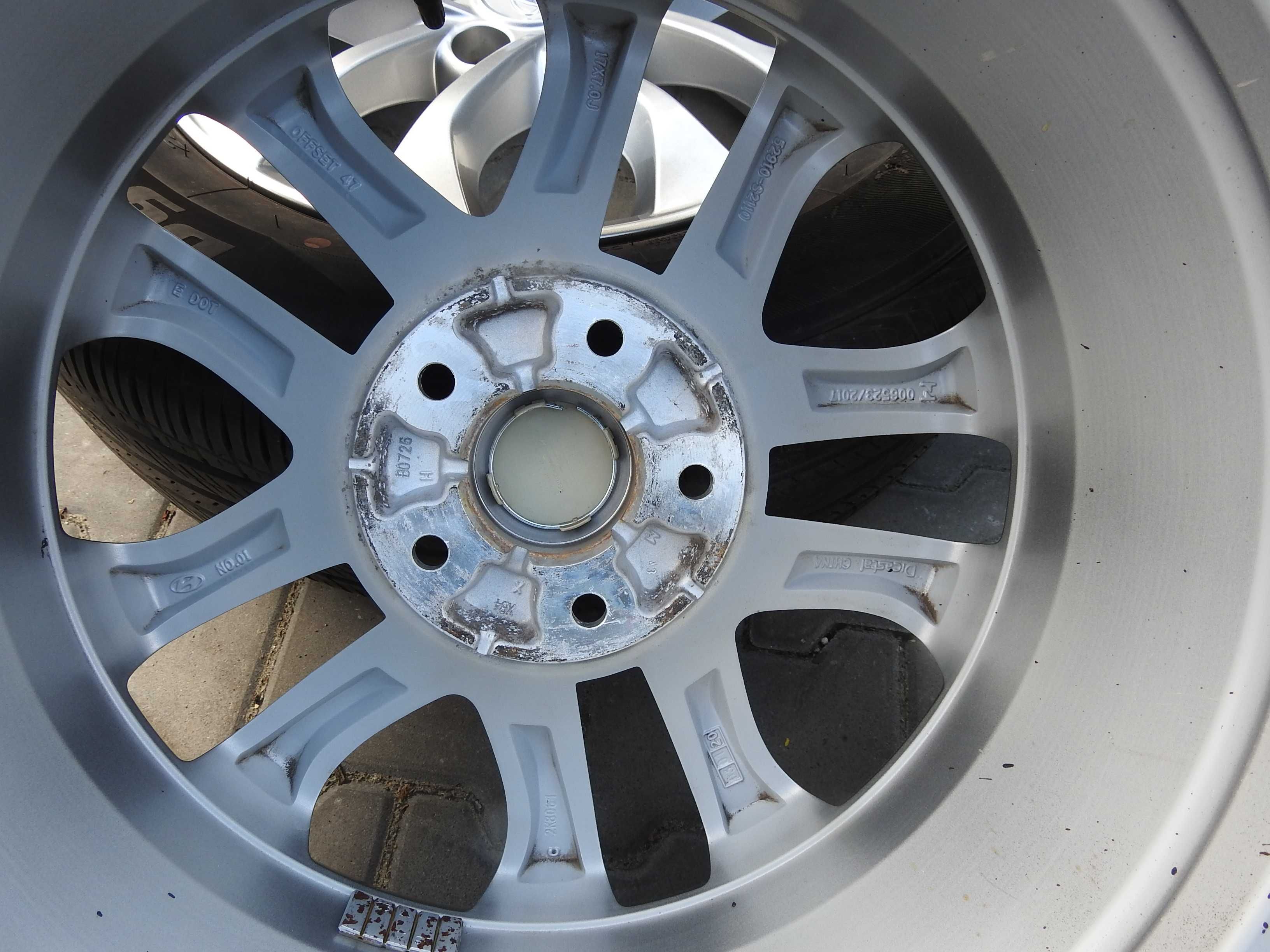 4x ALU 17'' 5x114,3 7J ET 47 HYUNDAI Tucson I30 I40 IX35 Jak NOWE TPMS