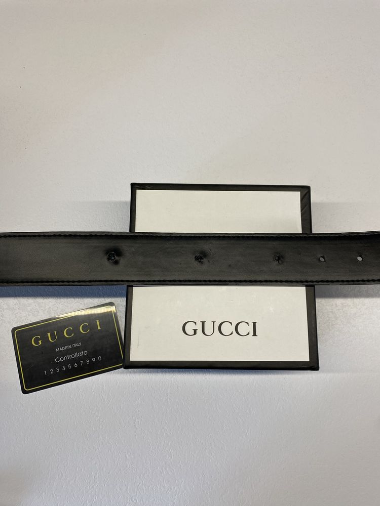 Skórzany pasek Gucci