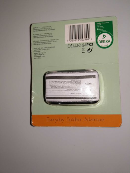 Czołówka latarka czołowa akumulatorowa USB LED 170lm