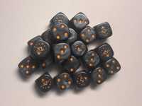 8 x mesbg lotr custom dice set, dwarf kazad-dum, kostki D6