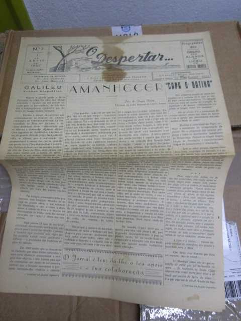 Liceu  de Castelo Branco 1951 jornais Despertar números 1 , 2 , 3