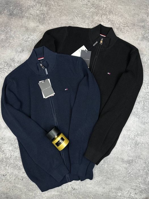 Мужские свитеры томми хилфигер (М-ХХХЛ) Кофта на замке новая