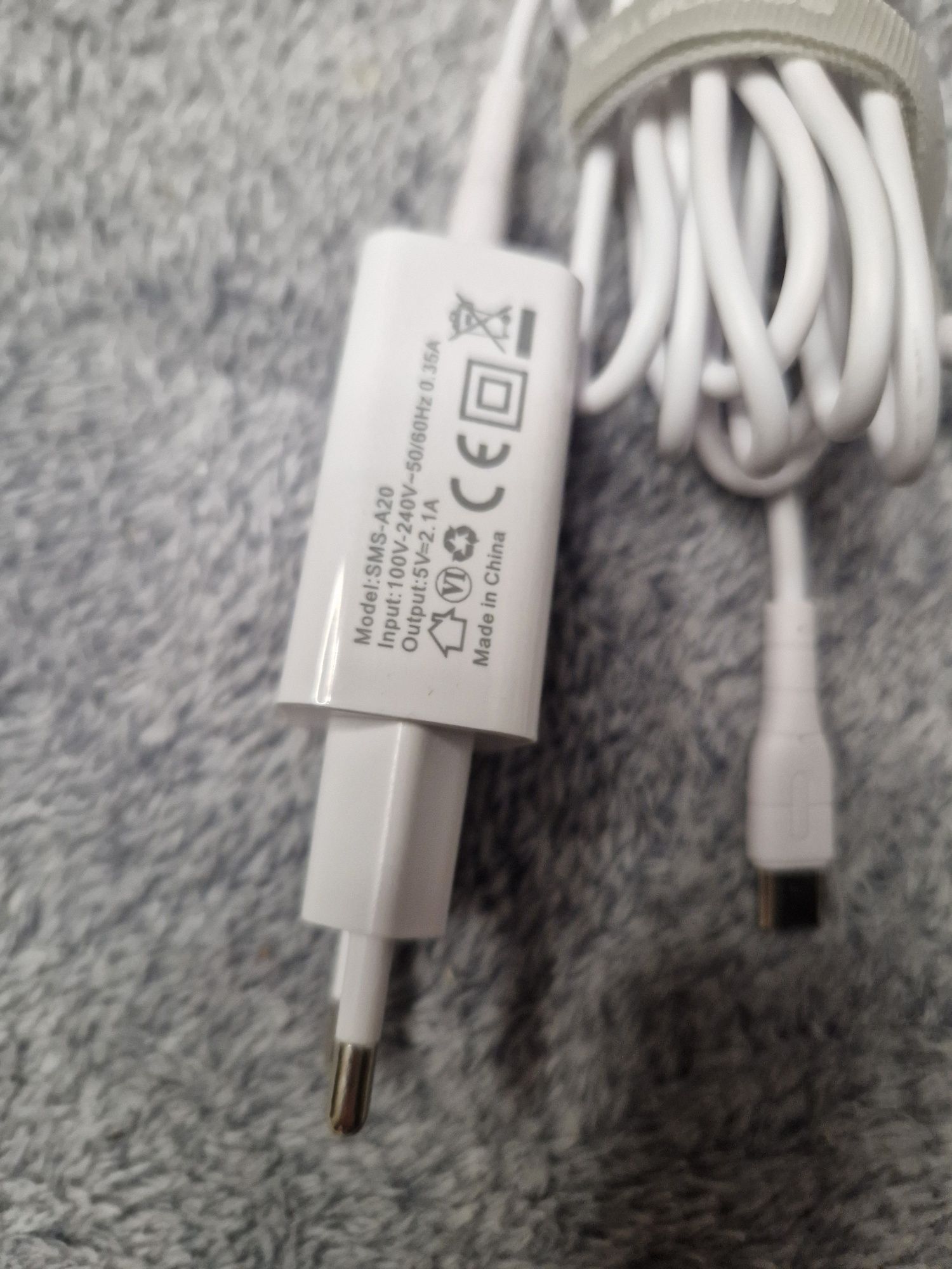 Ładowarka plus kabel USB C szybkie ładowanie