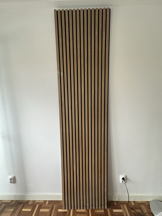 Painel ripas acustico