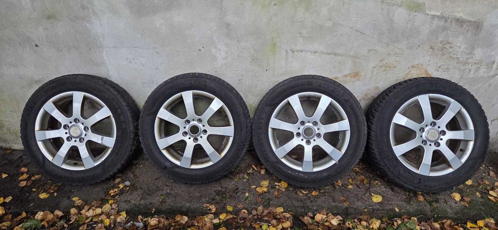 Felgi aluminiowe z oponami zimowymi Semperit 205/55/R16 Laguna 5x114,3